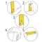Under The Roof Under The Roof Decorating Hang and Level Yellow Assorted Picture Hanger 10 lb 1 each 100119 - alternate 6